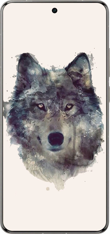 Силіконовий чехол Вовк-арт для Vivo X200 PRO - 4163u-3883 изображение 
