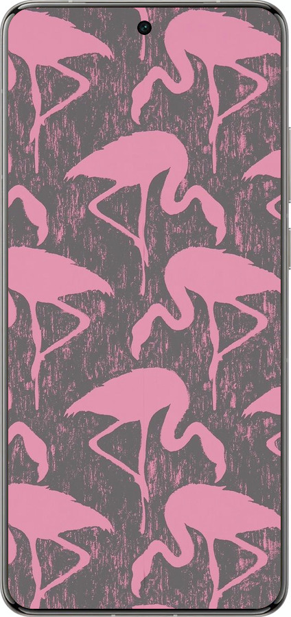 Силиконовый чехол Vintage-Flamingos для Vivo X200 PRO - 4171u-3883 изображение 