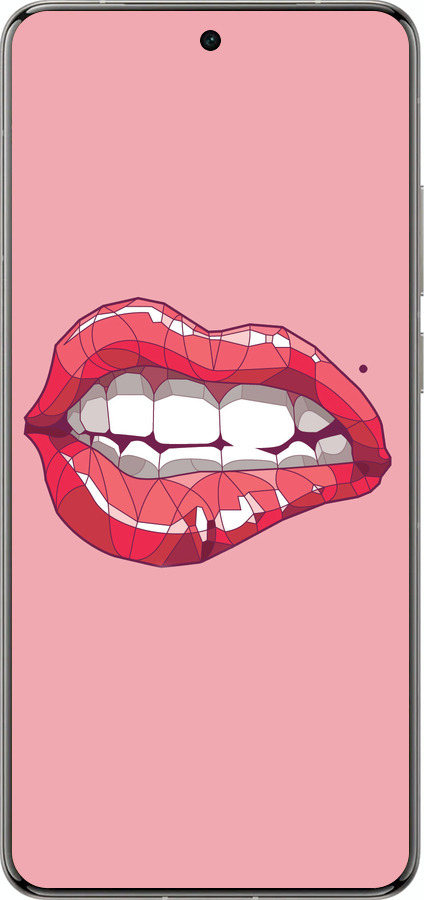 Силіконовий чехол Sexy lips для Vivo X200 PRO - 4174u-3883 изображение 