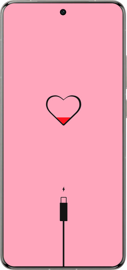 Силіконовий чехол Підзарядка серця1 для Vivo X200 PRO - 4275u-3883 изображение 