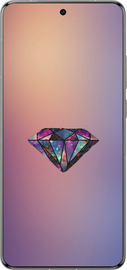 Силиконовый чехол Диамант для Vivo X200 PRO - 4352u-3883 изображение 