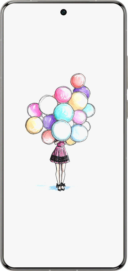 Силиконовый чехол Шарики для Vivo X200 PRO - 4387u-3883 изображение 