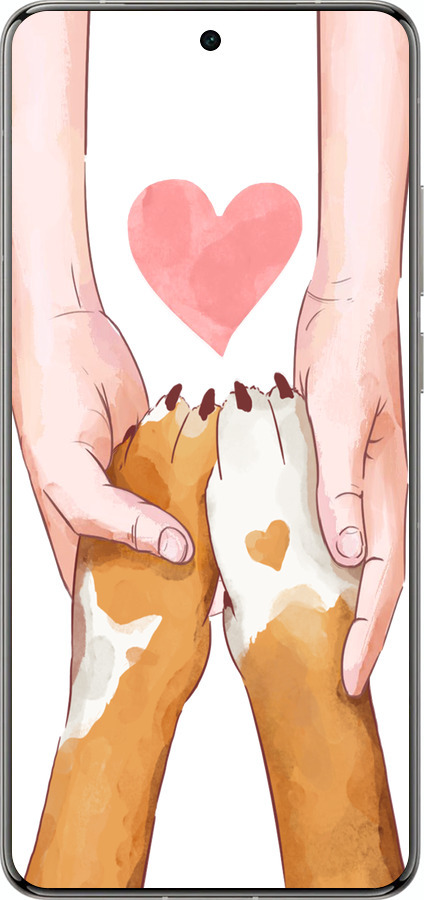 Силиконовый чехол Дружба для Vivo X200 PRO - 4410u-3883 изображение 