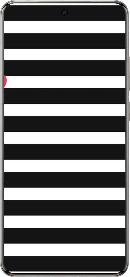 Силиконовый чехол Черно-белые полосы для Vivo X200 PRO - 4461u-3883 изображение 