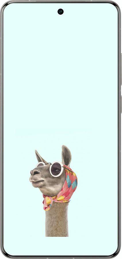 Силіконовий чехол Модна лама для Vivo X200 PRO - 4479u-3883 изображение 