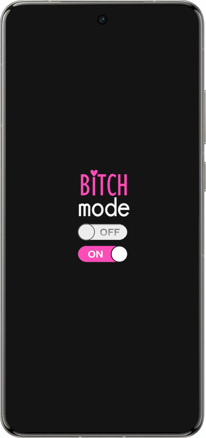 Силиконовый чехол Bitch mode для Vivo X200 PRO - 4548u-3883 изображение 