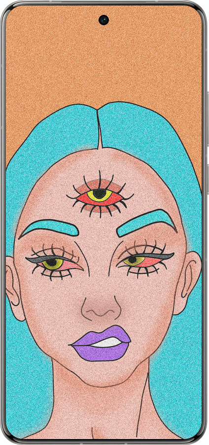 Силиконовый чехол Девушка рисунок для Vivo X200 PRO - 4576u-3883 изображение 