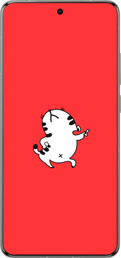 Силіконовий чехол Кошеня для Vivo X200 PRO - 4577u-3883 изображение 