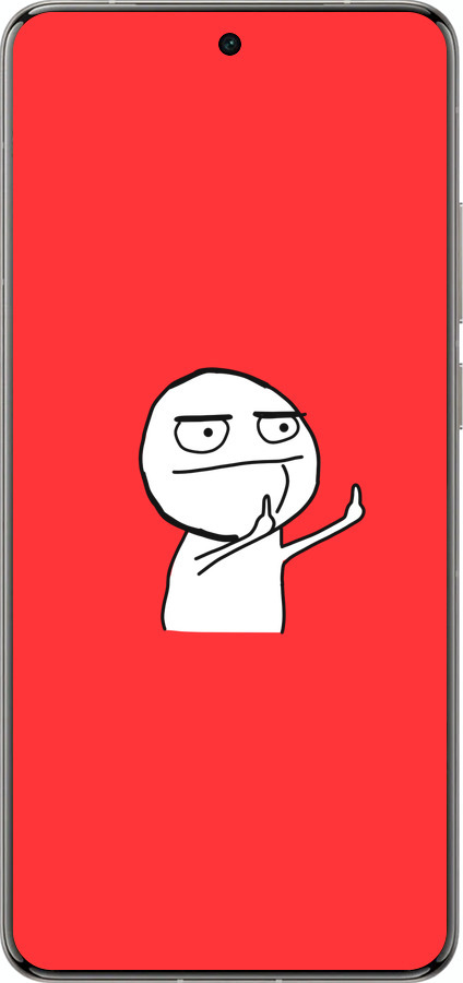 Силіконовий чехол Мем для Vivo X200 PRO - 4578u-3883 изображение 