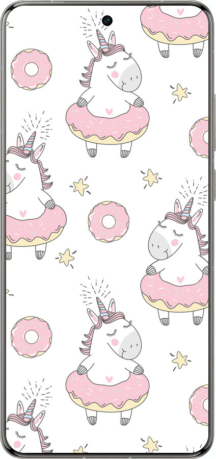 Силіконовий чехол Єдиноріжки для Vivo X200 PRO - 4659u-3883 изображение 