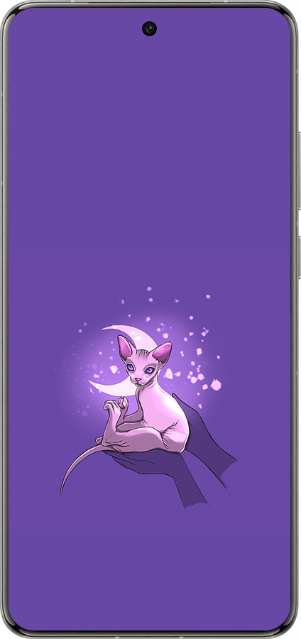 Силіконовий чехол Кіт2 для Vivo X200 PRO - 4676u-3883 изображение 