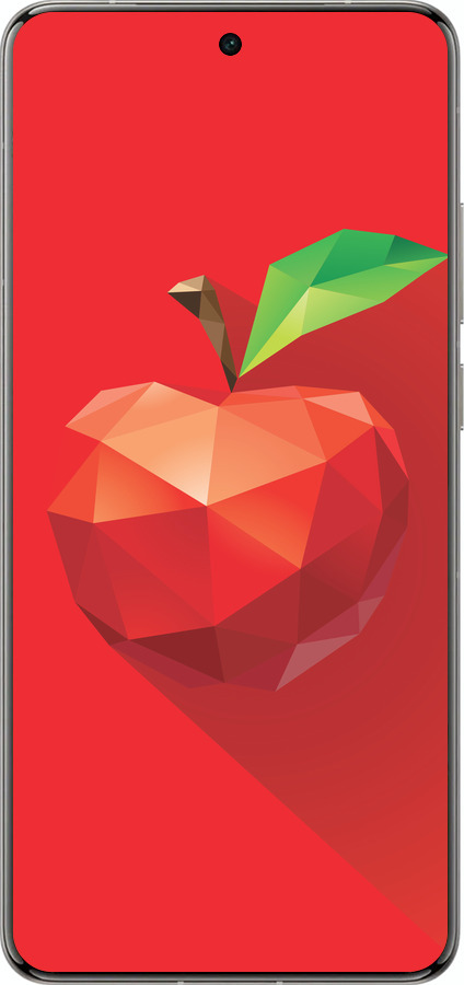 Силиконовый чехол Яблоко для Vivo X200 PRO - 4696u-3883 изображение 