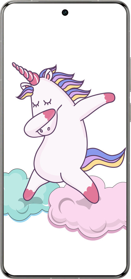 Силіконовий чехол Єдиноріг для Vivo X200 PRO - 4702u-3883 изображение 