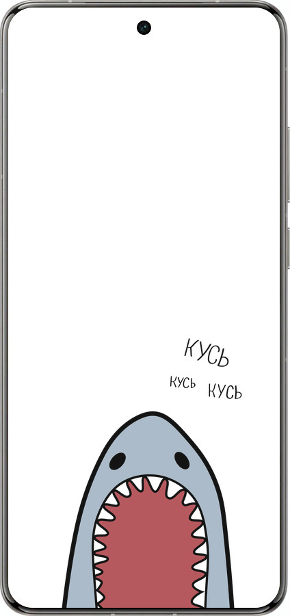 Силіконовий чехол Акула для Vivo X200 PRO - 4870u-3883 изображение 