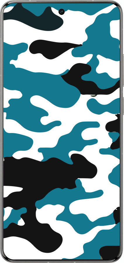 Силіконовий чехол Камуфляж прозорий фон для Vivo X200 PRO - 4877u-3883 изображение 