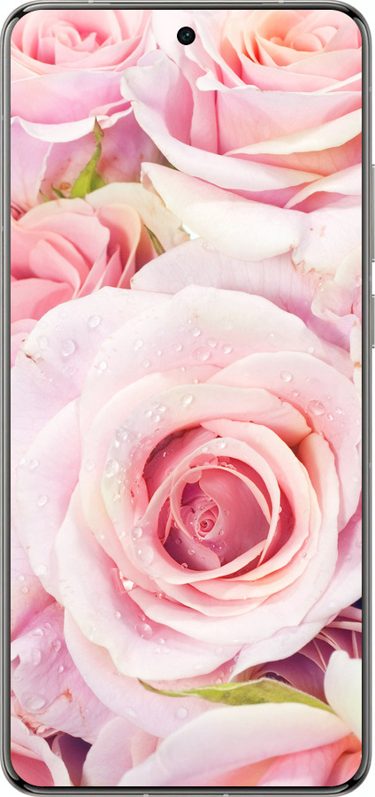 Силіконовий чехол Троянди для Vivo X200 PRO - 525u-3883 изображение 