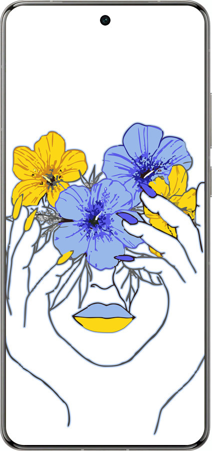 Силиконовый чехол Девушка v4 для Vivo X200 PRO - 5276u-3883 изображение 