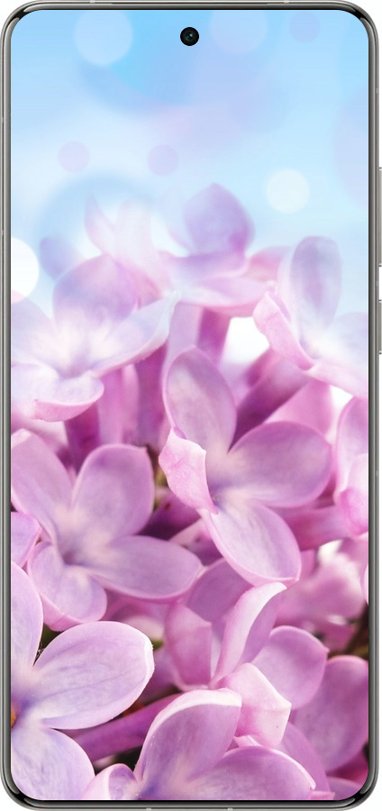 Силиконовый чехол Сирень для Vivo X200 PRO - 527u-3883 изображение 