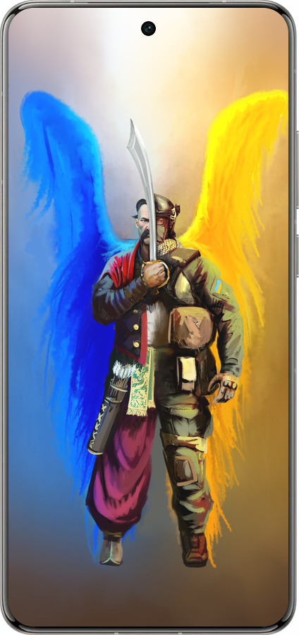 Силиконовый чехол Воин-Ангел для Vivo X200 PRO - 5317u-3883 изображение 