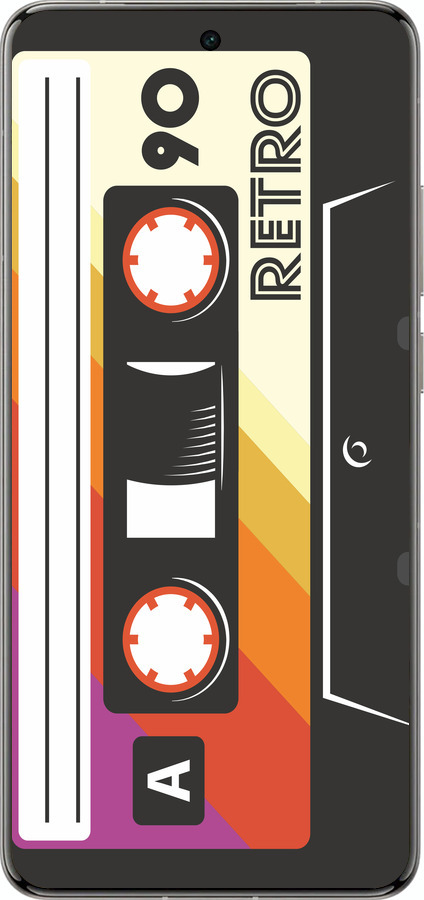 Силіконовий чехол Касета з90 v4 для Vivo X200 PRO - 5532u-3883 изображение 