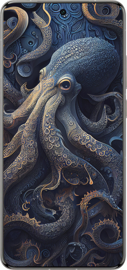 Силіконовий чехол Восьминіг для Vivo X200 PRO - 5551u-3883 изображение 