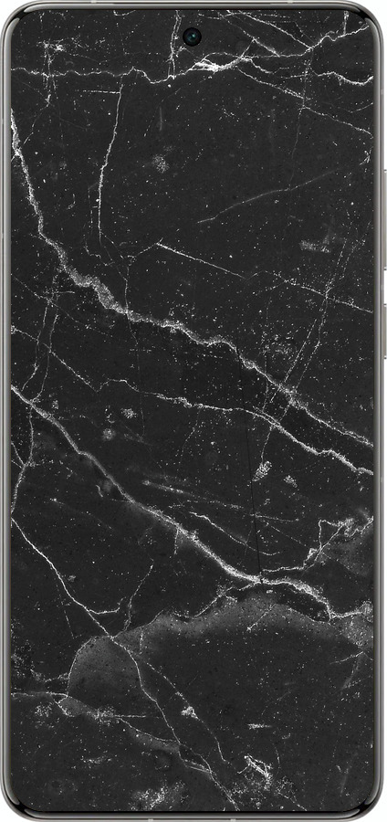 Силиконовый чехол Черный мрамор v2 для Vivo X200 PRO - 5568u-3883 изображение 