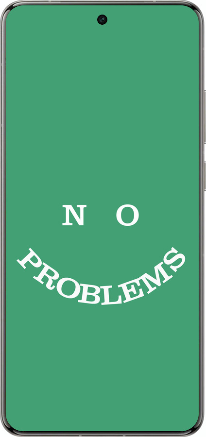 Силиконовый чехол No Problems для Vivo X200 PRO - 5573u-3883 изображение 