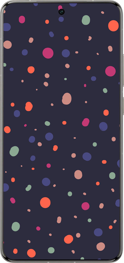 Силіконовий чехол Горошок v2 для Vivo X200 PRO - 5599u-3883 изображение 