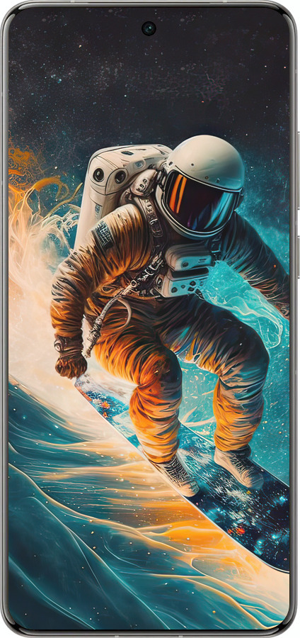 Силиконовый чехол Сноубордист для Vivo X200 PRO - 5604u-3883 изображение 