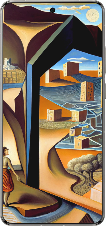 Силіконовий чехол Абстракція v2 для Vivo X200 PRO - 5618u-3883 изображение 