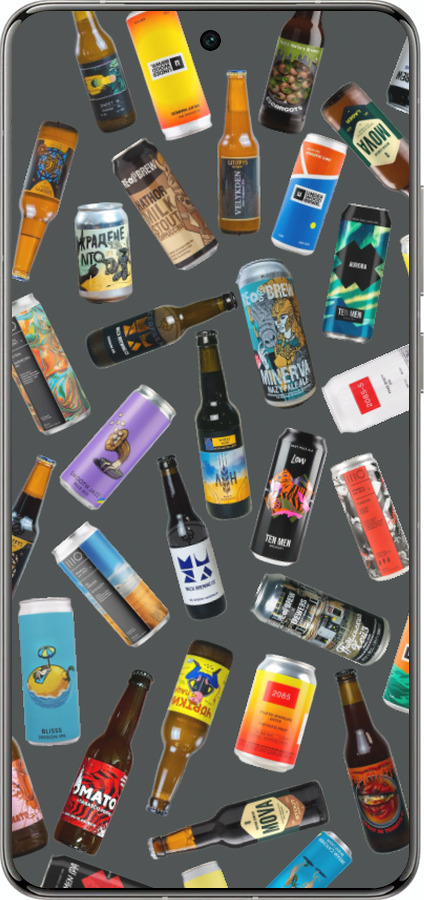 Силиконовый чехол Броварни для Vivo X200 PRO - 5879u-3883 изображение 