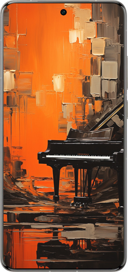 Силиконовый чехол Чехол для телефона Оранжевый Рояль для Vivo X200 PRO - 5937u-3883 изображение 