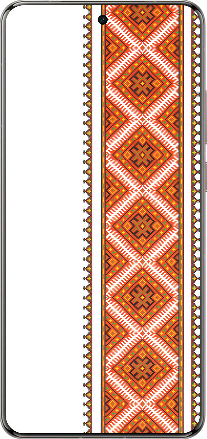 Силіконовий чехол Вишиванка 25 для Vivo X200 PRO - 593u-3883 изображение 