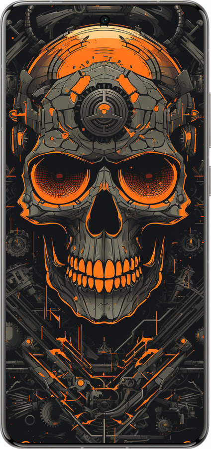 Силиконовый чехол Череп для Vivo X200 PRO - 5952u-3883 изображение 