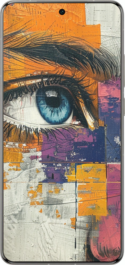 Силіконовий чехол Кольорова фреска для Vivo X200 PRO - 6032u-3883 изображение 