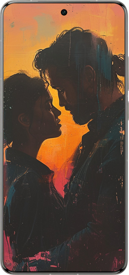 Силиконовый чехол Любовь на полотне для Vivo X200 PRO - 6067u-3883 изображение 