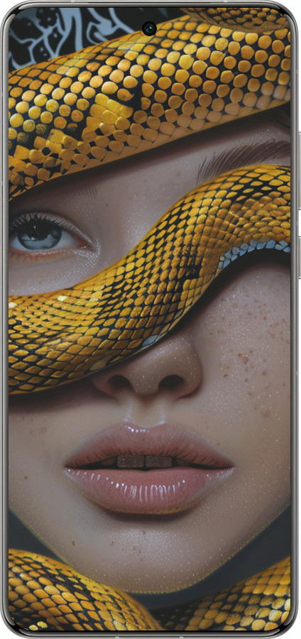 Силіконовий чехол Обійми змії для Vivo X200 PRO - 6081u-3883 изображение 