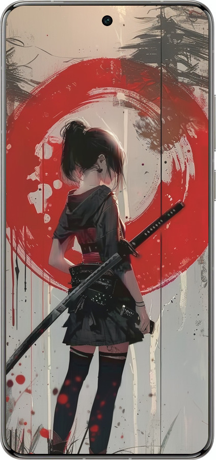 Силіконовий чехол Сутінки воїна: Танок з катаною для Vivo X200 PRO - 6123u-3883 изображение 