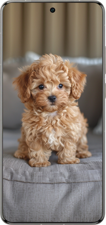 Силіконовий чехол Mini-maltipoo для Vivo X200 PRO - 6158u-3883 изображение 