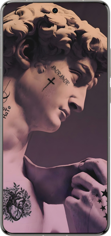 Силиконовый чехол Давид для Vivo X200 PRO - 6302u-3883 изображение 