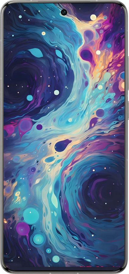 Силиконовый чехол Арт акварель для Vivo X200 PRO - 6329u-3883 изображение 