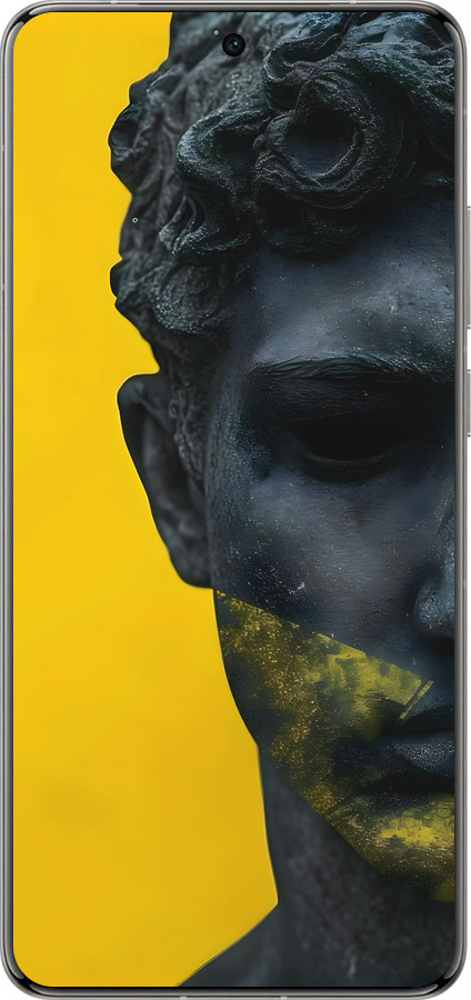 Силіконовий чехол Статуя арт для Vivo X200 PRO - 6330u-3883 изображение 