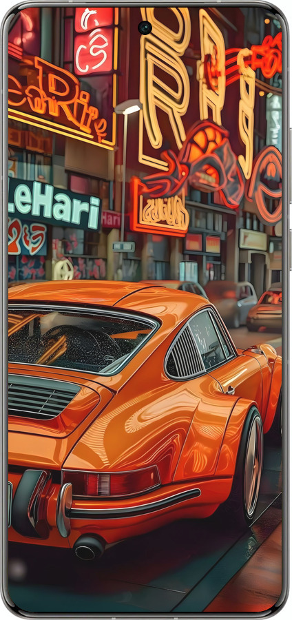 Силіконовий чехол Порше для Vivo X200 PRO - 6334u-3883 изображение 