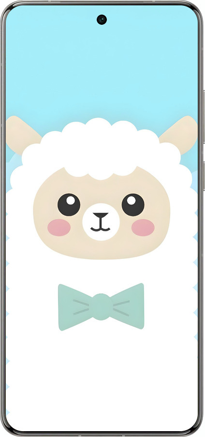 Силіконовий чехол Милий баранчик для Vivo X200 PRO - 6355u-3883 изображение 