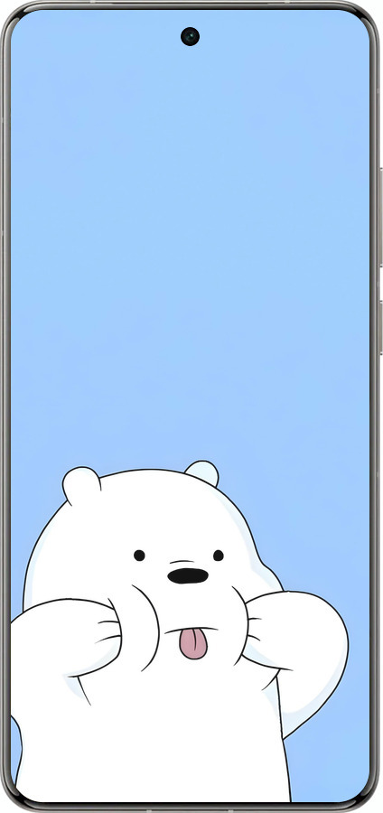 Силіконовий чехол Милий ведмедик для Vivo X200 PRO - 6357u-3883 изображение 