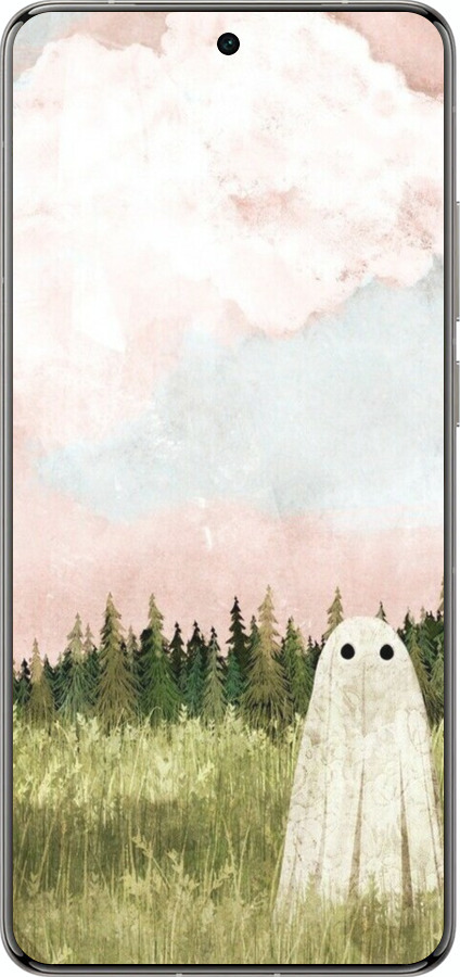 Силиконовый чехол Привидение для Vivo X200 PRO - 6401u-3883 изображение 