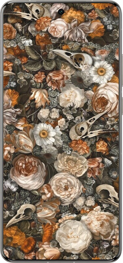 Силіконовий чехол У стилі бароко-похмурий для Vivo X200 PRO - 6404u-3883 изображение 