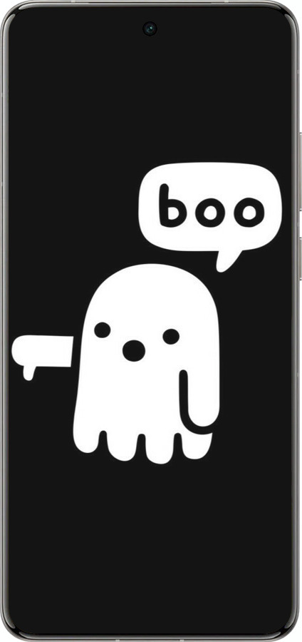 Силиконовый чехол Призрак Неодобрения для Vivo X200 PRO - 6431u-3883 изображение 