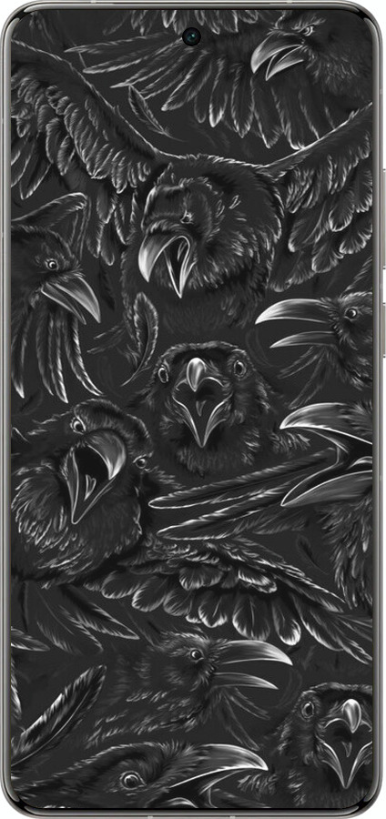 Силіконовий чехол Вороня лють для Vivo X200 PRO - 6474u-3883 изображение 