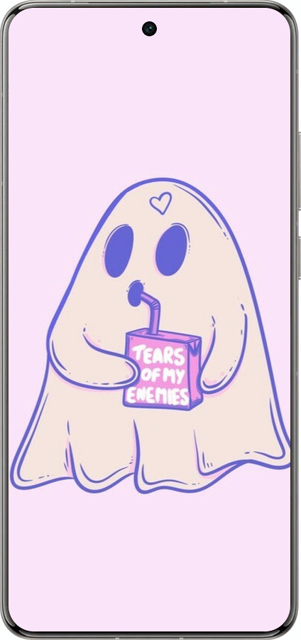 Силіконовий чехол Милий привид для Vivo X200 PRO - 6507u-3883 изображение 